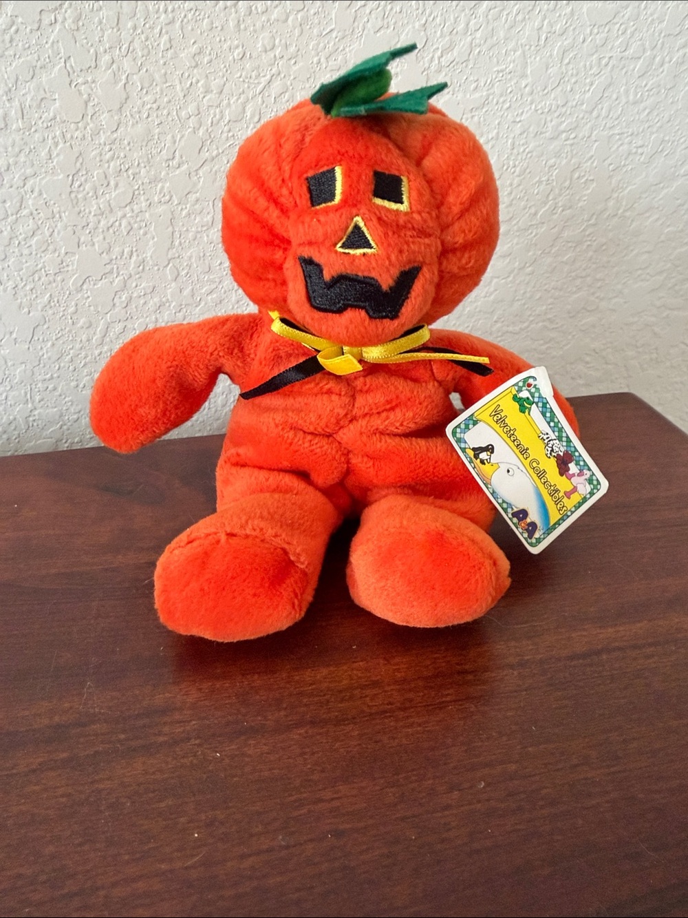 Vintage Velveteenie Bean Filled Friend - Pumpkin Squash
